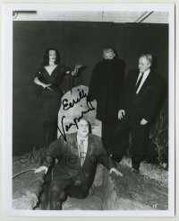 2a027 VAMPIRA signed 8x10 REPRO still '80s with Tor Johnson & others in Plan 9 From Outer Space!