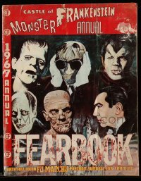 2a292 CASTLE OF FRANKENSTEIN Yearbook Annual magazine 1967 Russ Jones art of Dracula, Mummy & more!