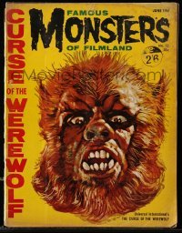 2a270 FAMOUS MONSTERS OF FILMLAND magazine June 1961 Curse of the Werewolf art by Basil Gogos!
