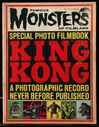 2a274 FAMOUS MONSTERS OF FILMLAND magazine October 1963 special photo filmbook for King Kong!
