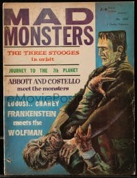 2a311 MAD MONSTERS vol 1 no 5 magazine 1963 Lugosi & Chaney in Frankenstein Meets the Wolfman!
