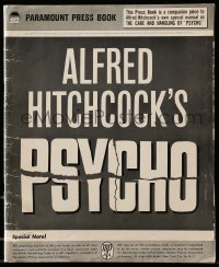 2a071 PSYCHO pressbook '60 Hitchcock, rare Care & Handling of Psycho + 5 more rare supplements!