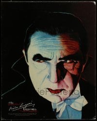 2a118 BELA LUGOSI video 20x25 special poster '98 great super close up art of him as Dracula!