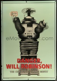2a200 LOST IN SPACE DS 48x70 advertising poster '97 Robby the Robot selling Altoids mints!