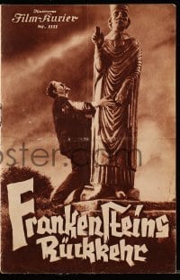 2a010 BRIDE OF FRANKENSTEIN Austrian program '35 Boris Karloff, Elsa Lanchester, Clive, different!