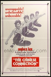 2b136 CHINESE CONNECTION 1sh '73 kung fu master Bruce Lee is back to kick you apart!