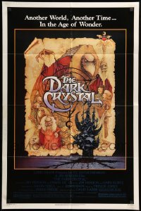 2b159 DARK CRYSTAL 1sh '82 Jim Henson & Frank Oz, Richard Amsel fantasy art!