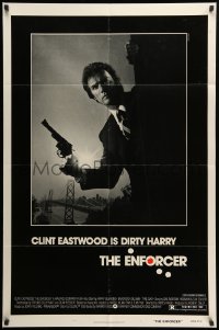 2b209 ENFORCER 1sh '76 photo of Clint Eastwood as Dirty Harry by Bill Gold!