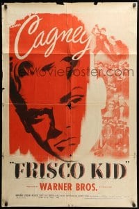 2b257 FRISCO KID 1sh R44 sailor James Cagney rises to power on Africa's Barbary Coast!