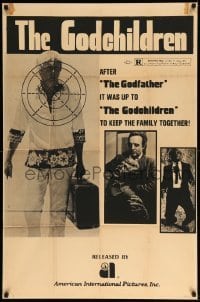 2b276 GODCHILDREN 1sh '71 after The Godfather it was up to them to keep the family together!