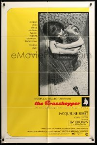 2b288 GRASSHOPPER style A 1sh '70 romantic image of Jacqueline Bisset making love in the shower!