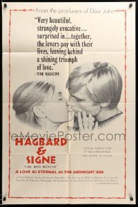 2b305 HAGBARD & SIGNE 1sh '67 Scandanavian Romeo & Juliet, Den Rode kappe