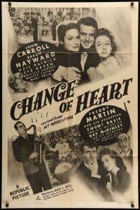 2b337 HIT PARADE OF 1943 1sh R49 Hayward, Carroll, Count Basie & His Orchestra, Change of Heart