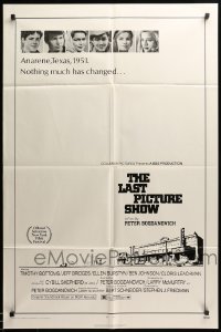2b460 LAST PICTURE SHOW 1sh '71 Peter Bogdanovich, Jeff Bridges & Cybill Shepherd