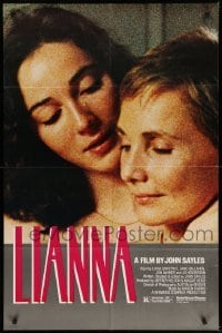 2b471 LIANNA 1sh '83 John Sayles directed, Linda Griffiths, Jane Hallaren, lesbian romance!
