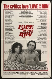 2b525 LOVE ON THE RUN 1sh '79 Francois Truffaut's L'Amour en Fuite, Jean-Pierre Leaud