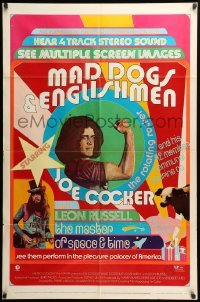 2b540 MAD DOGS & ENGLISHMEN 1sh '71 Joe Cocker & Leon Russell, rock 'n' roll!