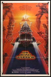 2b543 MAD MAX 2: THE ROAD WARRIOR 1sh '82 Mel Gibson returns in the title role, art by Commander!
