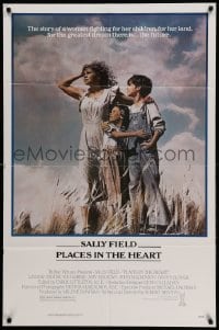 2b677 PLACES IN THE HEART 1sh '84 single mother Sally Field fights for her children & her land!