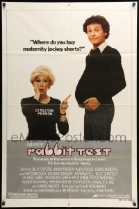 2b699 RABBIT TEST style B 1sh '78 director Joan Rivers, Billy Crystal is the first pregnant man!