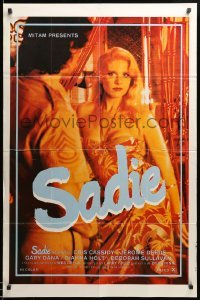 2b735 SADIE 1sh '80 Cris Cassidy in the title role as Sadie, loosley based on Maugham story!
