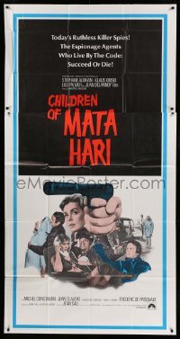2c088 CHILDREN OF MATA HARI int'l 3sh '70 ruthless killer spies who live by the code succeed or die