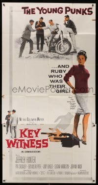 2c123 KEY WITNESS 3sh '60 motorcycle punk Dennis Hopper & Pat Crowley who was their girl!