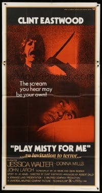 2c138 PLAY MISTY FOR ME 3sh '71 classic Clint Eastwood, Jessica Walter, an invitation to terror!