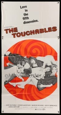 2c163 TOUCHABLES 3sh '68 Judy Huxtable, psychedelic love in the fifth dimension!