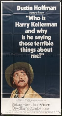 2c167 WHO IS HARRY KELLERMAN 3sh '71 Dustin Hoffman in cowboy hat wants to know!