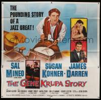 2c023 GENE KRUPA STORY 6sh '60 Sal Mineo playing drums in the pounding story of a jazz great!