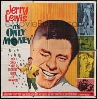 2c035 IT'S ONLY MONEY 6sh '62 different artwork & photos of wacky private eye Jerry Lewis!