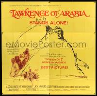 2c042 LAWRENCE OF ARABIA 6sh R70 David Lean classic starring Peter O'Toole, cool artwork!
