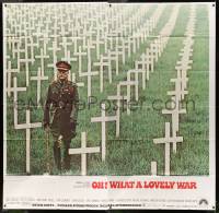 2c049 OH WHAT A LOVELY WAR 6sh '69 Richard Attenborough WWI musical, officer in graveyard!