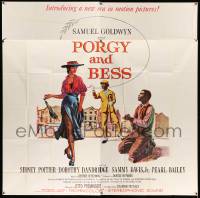 2c054 PORGY & BESS 6sh '59 art of Sidney Poitier, Dorothy Dandridge & Sammy Davis Jr., rare!