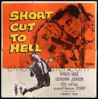2c060 SHORT CUT TO HELL 6sh '57 directed by James Cagney, from Graham Greene's novel!