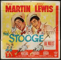 2c064 STOOGE 6sh '52 great artwork of singing vaudeville team Dean Martin & Jerry Lewis!
