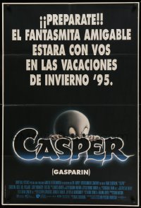 2c214 CASPER advance Argentinean '95 great image of the famous cartoon ghost!