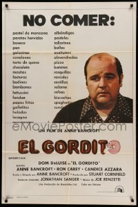 2c245 FATSO Argentinean '80 Dom DeLuise goes on a diet, hilarious best image, Anne Bancroft directed