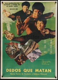 2c248 FINGERS THAT KILL Argentinean '72 great montage of kung fu master Tommy Loo Chung!