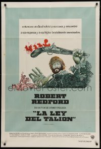2c281 JEREMIAH JOHNSON Argentinean '72 Robert Redford, directed by Sydney Pollack, Coconis art!