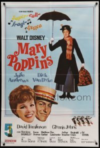 2c292 MARY POPPINS Argentinean R70s Julie Andrews & Dick Van Dyke in Walt Disney's musical classic