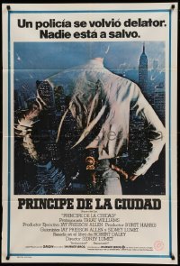 2c314 PRINCE OF THE CITY Argentinean '81 directed by Sidney Lumet, Treat Williams over New York!