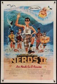 2c321 REVENGE OF THE NERDS II Argentinean '87 Robert Carradine, Curtis Armstrong, Anthony Edwards