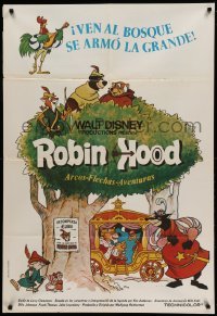 2c323 ROBIN HOOD Argentinean '73 Walt Disney's cartoon version, the way it REALLY happened!