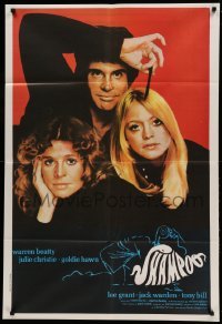 2c330 SHAMPOO Argentinean '75 best close up of Warren Beatty, Julie Christie & Goldie Hawn!