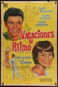 2c339 SUMMER HOLIDAY Argentinean '63 great art of smiling teens Cliff Richard & Laurie Peters!
