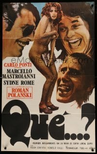 2c376 WHAT Argentinean '72 Marcello Mastroianni, Roman Polanski comedy, different sexy image!