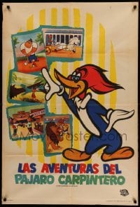2c381 WOODY WOODPECKER AUF ABENTEUER Argentinean '60 Walter Lantz, great cartoon artwork!