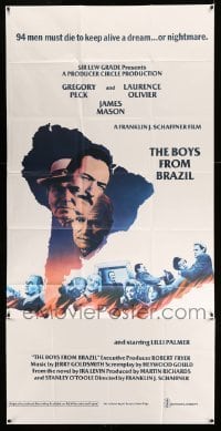 2c083 BOYS FROM BRAZIL English 3sh '78 Gregory Peck is a Nazi on the run from Laurence Olivier!